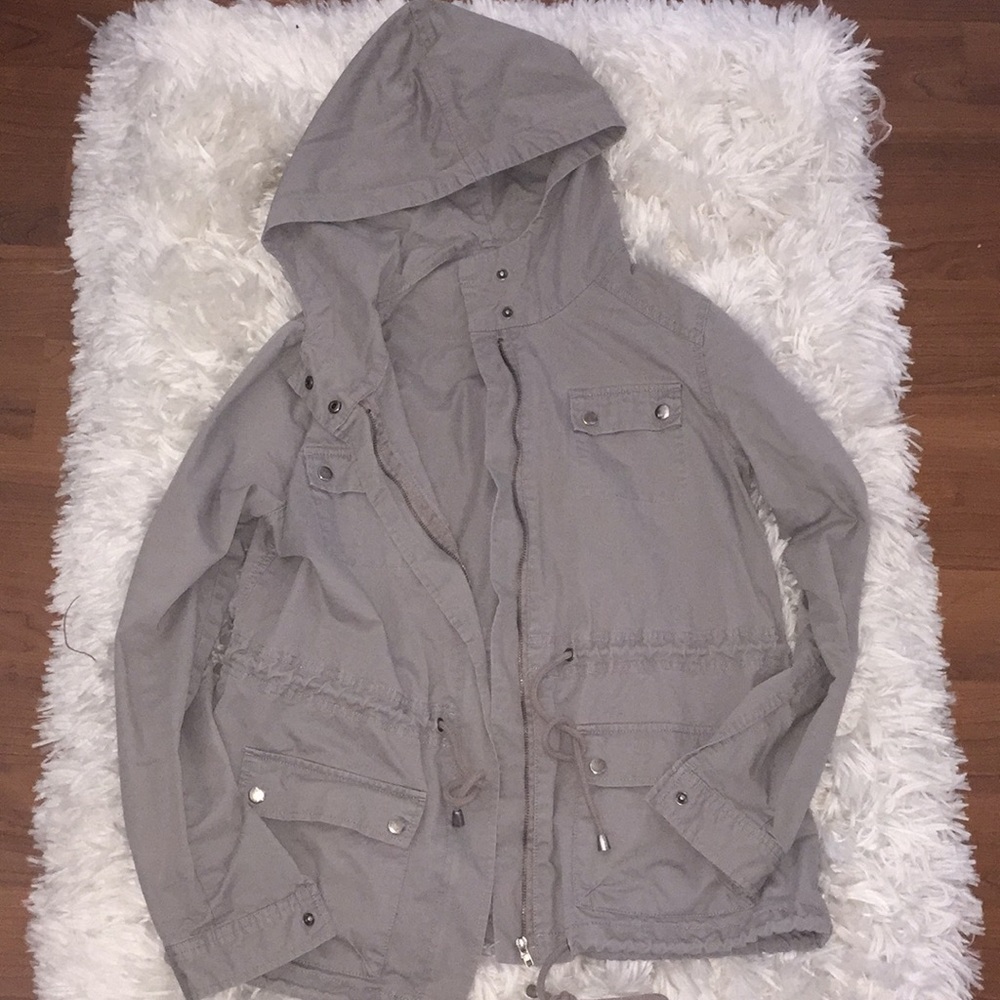Grey utility jacket